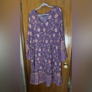 BloomChic dress paisley purple 28